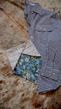Load image into Gallery viewer, Navy &amp; Natives / Silver &amp; Gold Stripes