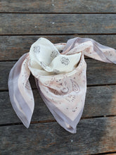 Load image into Gallery viewer, Medium Wild Rag - Lavender/Baby pink/ white