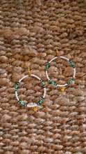 Load image into Gallery viewer, Gold Star Hoops