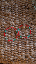 Load image into Gallery viewer, Silver Star Hoops