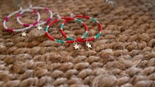 Load image into Gallery viewer, Silver Star Hoops