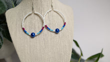 Load image into Gallery viewer, Pearl Hoops - 6 Options