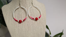 Load image into Gallery viewer, Pearl Hoops - 6 Options