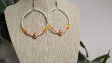 Load image into Gallery viewer, Pearl Hoops - 6 Options